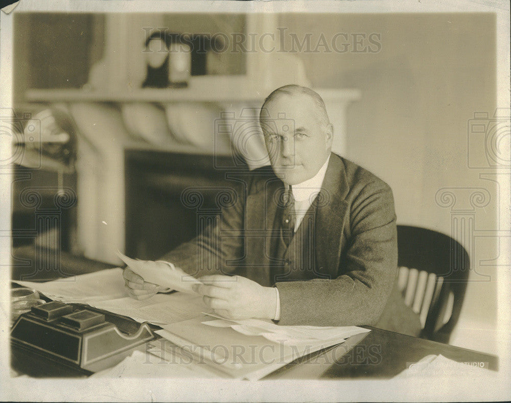 1917 Press Photo Vance McCormick Chairman Of War Trade Board - Historic Images