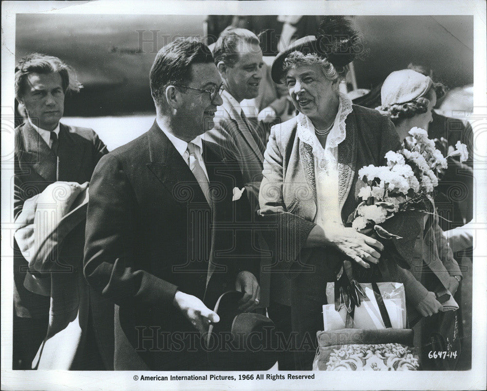 1967 Press Photo First Lady Eleanor Roosevelt Story Documentary Sidney Glazier - Historic Images