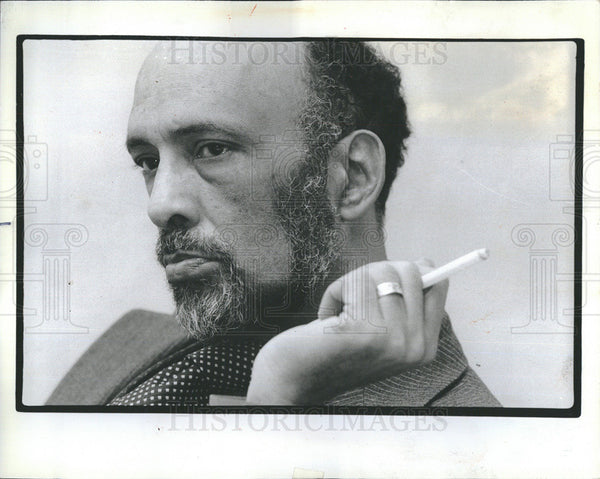 1988 Press Photo Al Raby Activist of the 1960's campaigning Harold Was ...