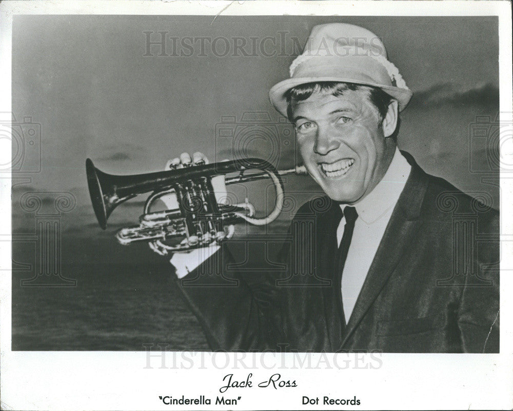 1965 Press Photo Jack Ross, &quot;Cindarella Man&quot; Vocalist - Historic Images