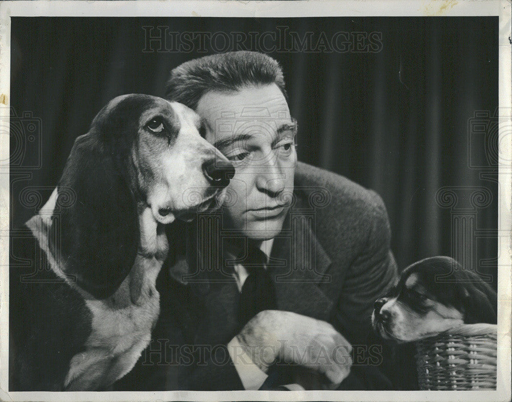 1953 Press Photo Actor garry Moore in &quot;Gary More Show&quot; CBS Television. - Historic Images