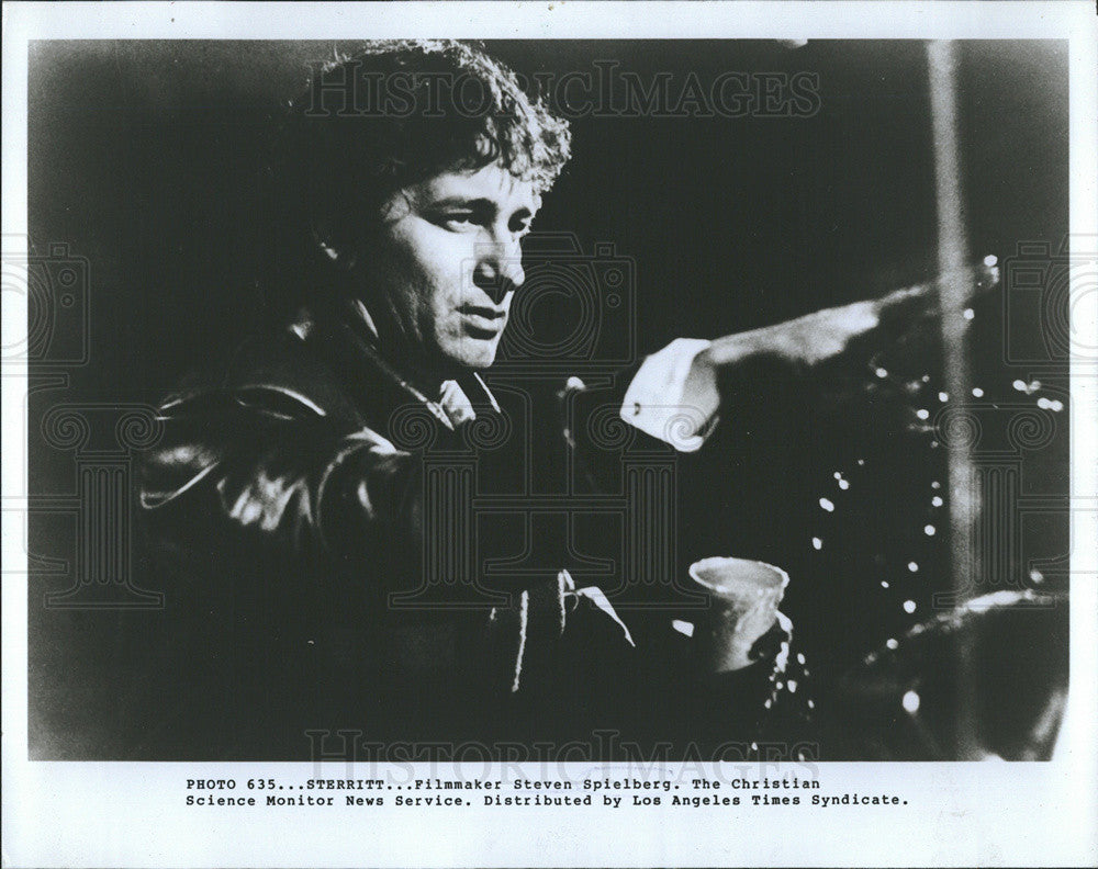 1982 Press Photo Pictured is the filmmaker Steven Spielberg. - Historic Images