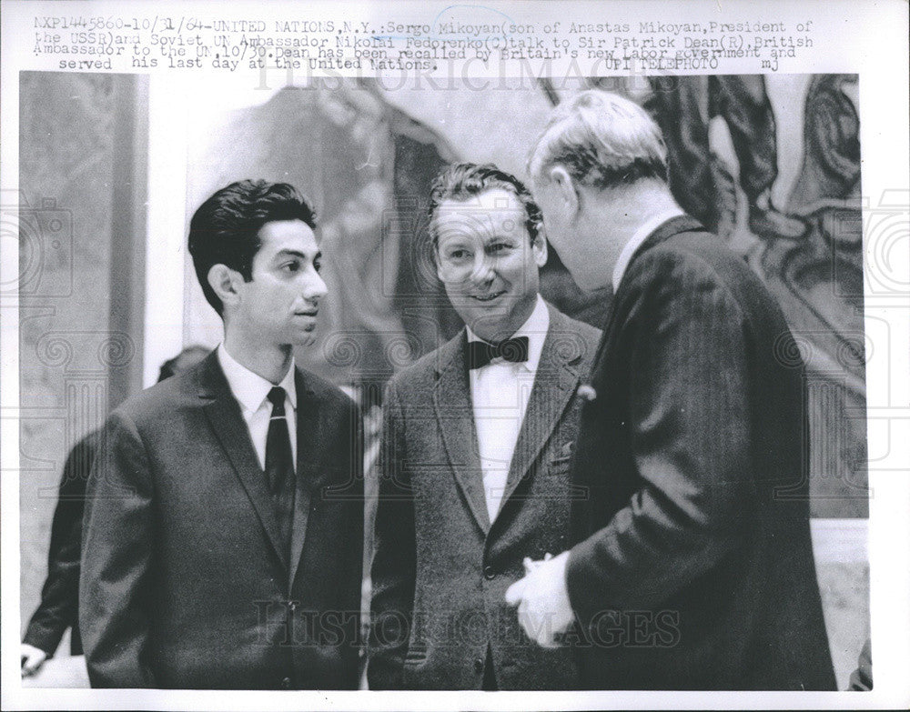 1964 Press Photo United Nations Meeting in New York - Historic Images