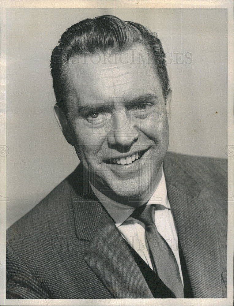 1955 Press Photo Edmond O&#39;Brien Actor Sam Benedict - Historic Images