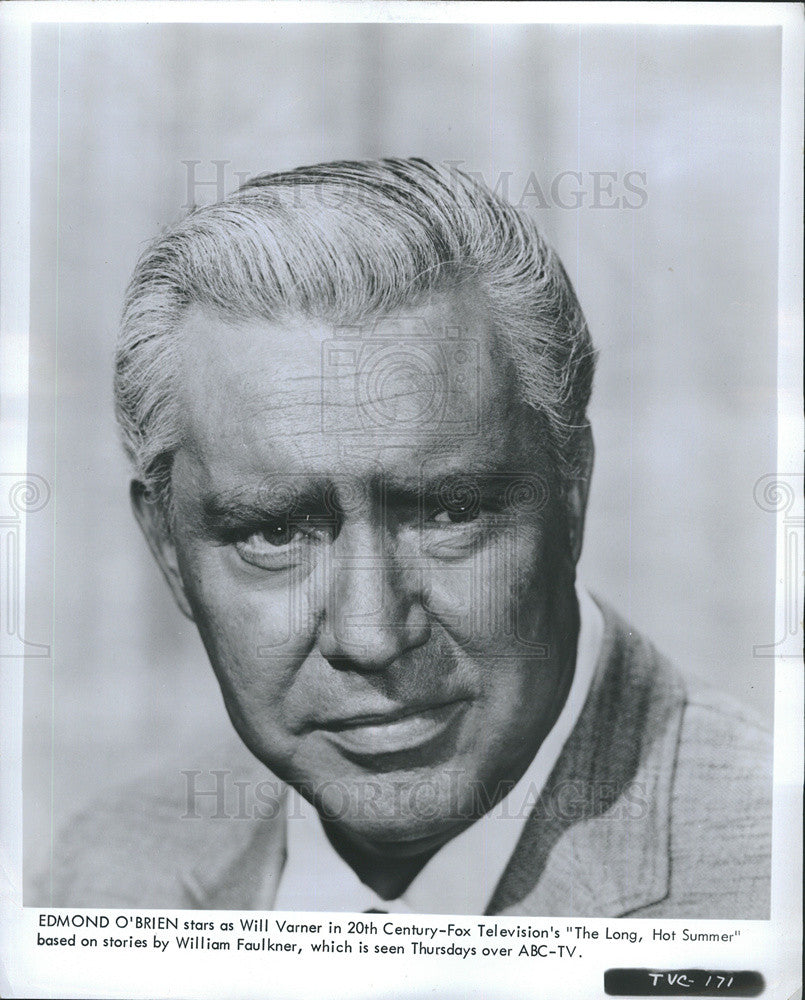 Press Photo Edmond O&#39;Brien, The Long Hot Summer - Historic Images