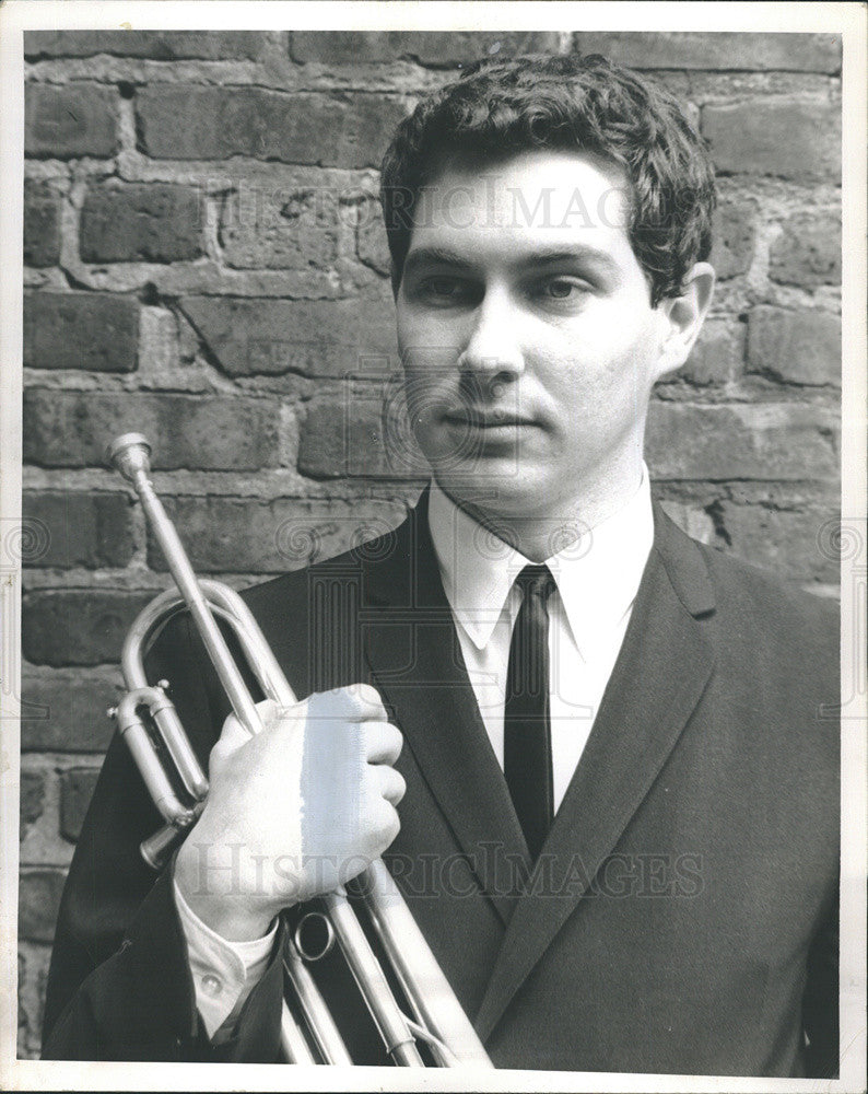 1963 Press Photo trumpet player Bucky Milam - Historic Images