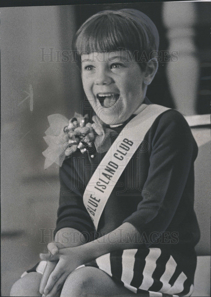 1967 Press Photo Ann Michels Picked as Little Miss Peanut by Kiwanis Club - Historic Images