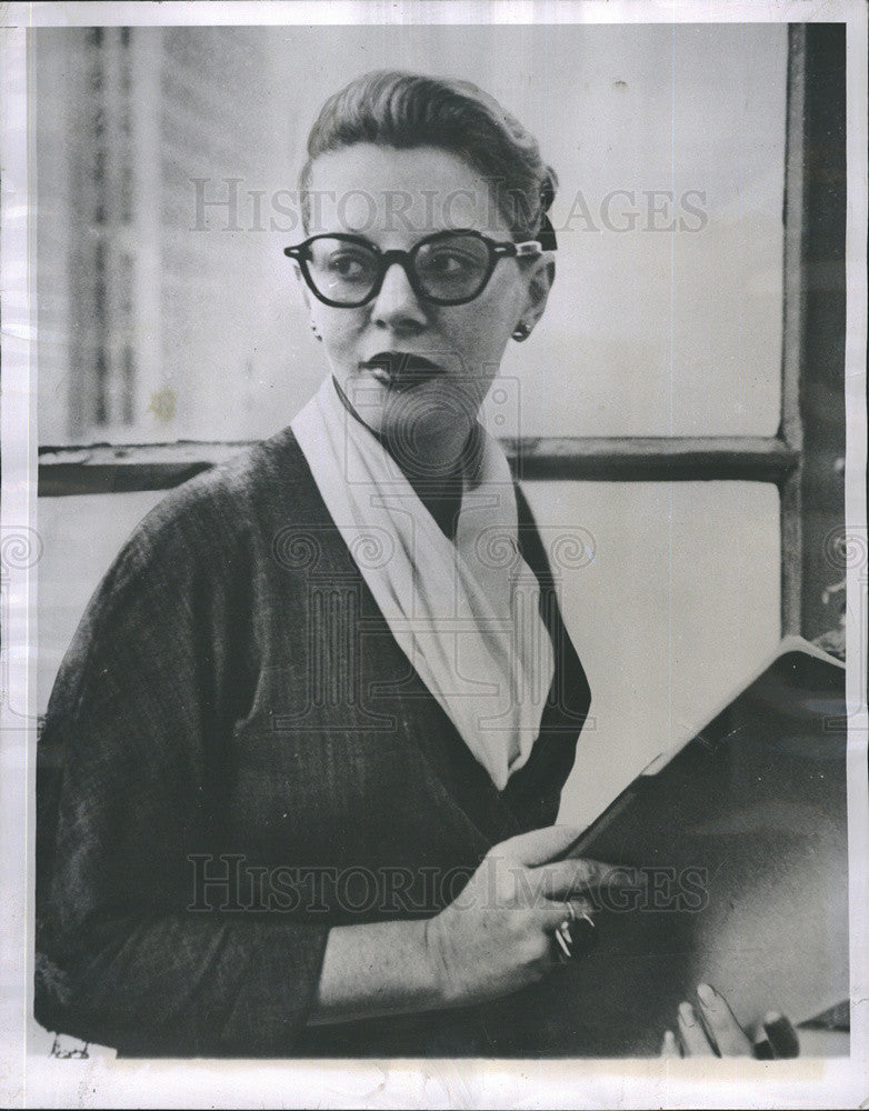 1955 Press Photo Feur Cowles, Newspaper, Magazine Executive - Historic Images