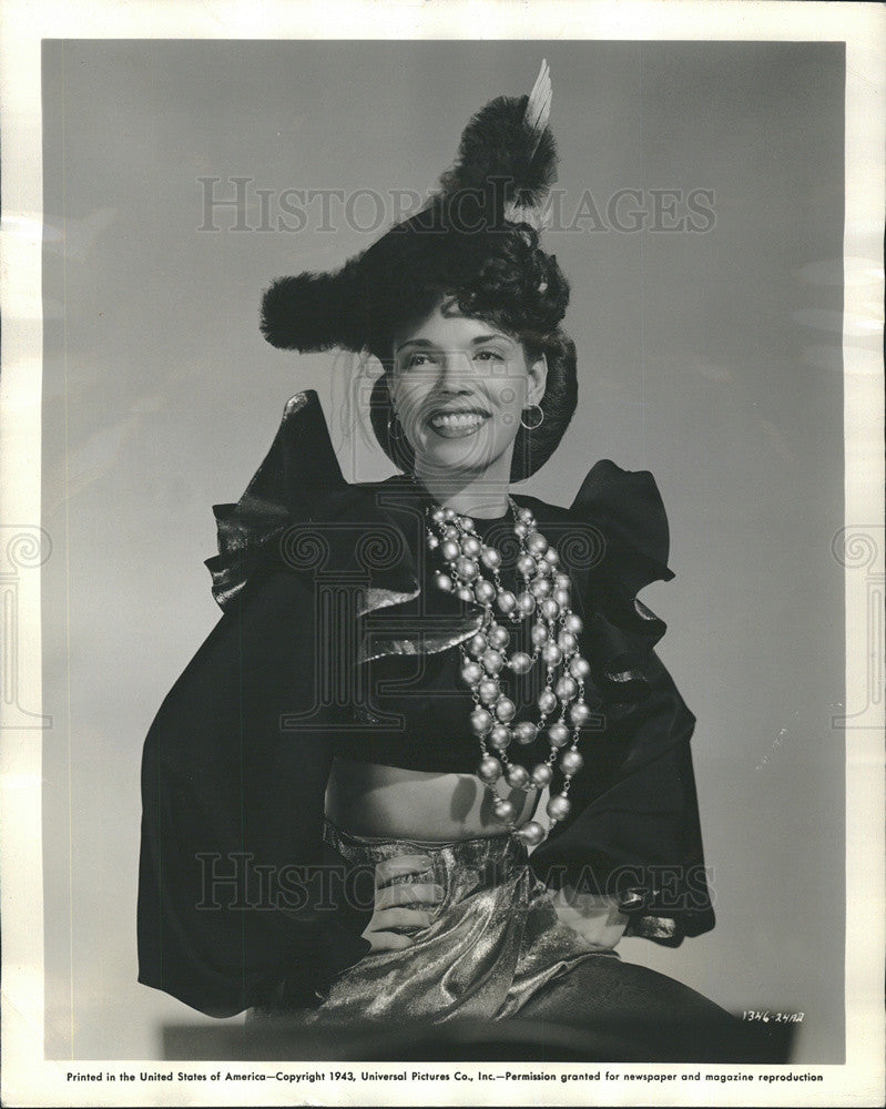 1944 Press Photo Auroroa Miranda in &quot;Phantom Lady&quot; - Historic Images