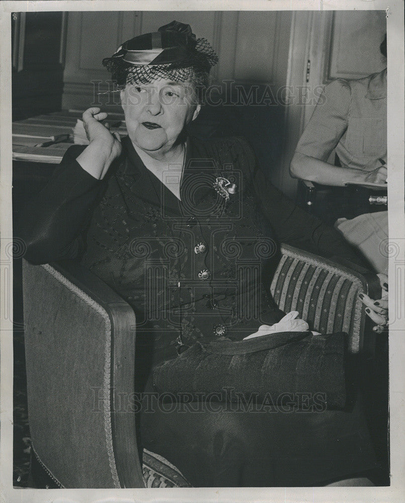 1944 Press Photo Mrs Mary Norton of NJ 1st Co-Chairman of Dem Platform Subcommit - Historic Images