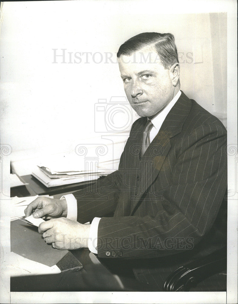 1939 Press Photo Henry S Morgan son of famed J.P. Community Service Society - Historic Images