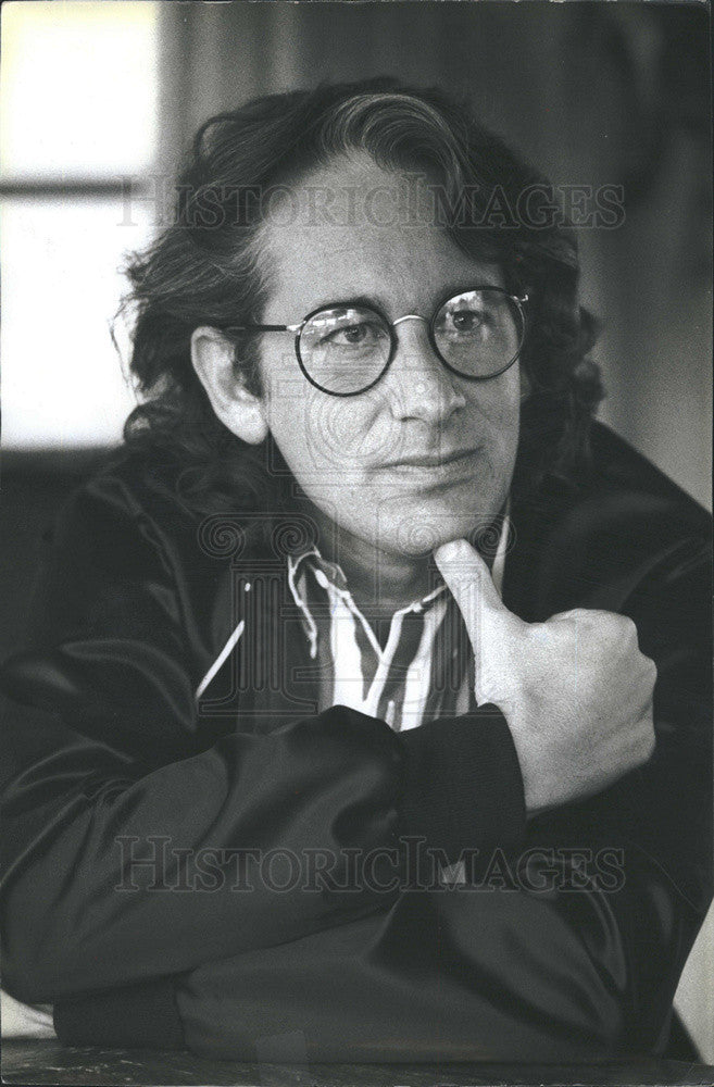 1985 Press Photo Director Steven Spielberg. - Historic Images