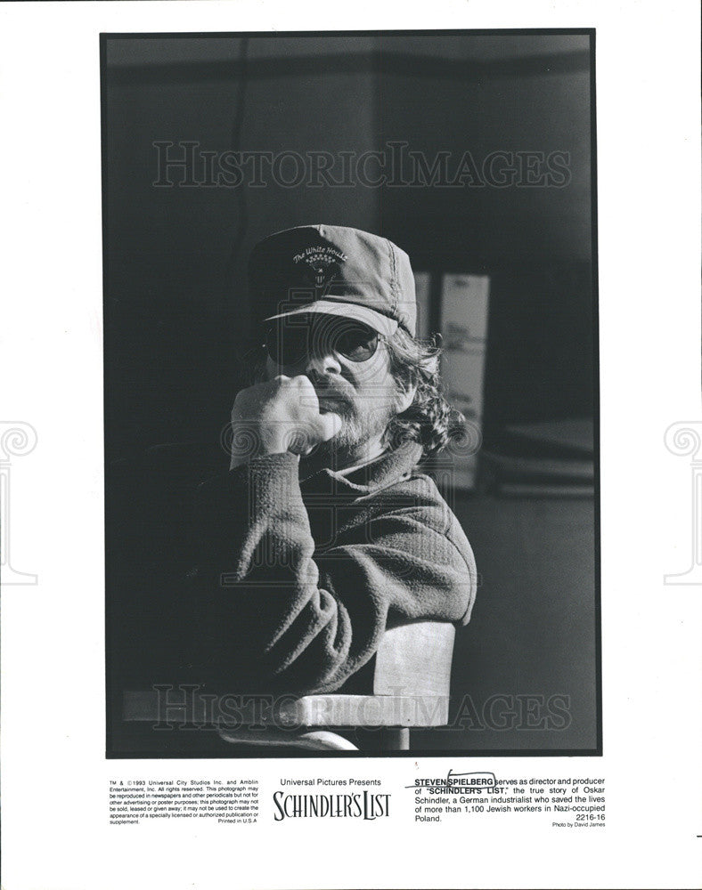 1994 Press Photo Director And Producer Of &quot;Schindler&#39;s List&quot; Steven Spielberg - Historic Images
