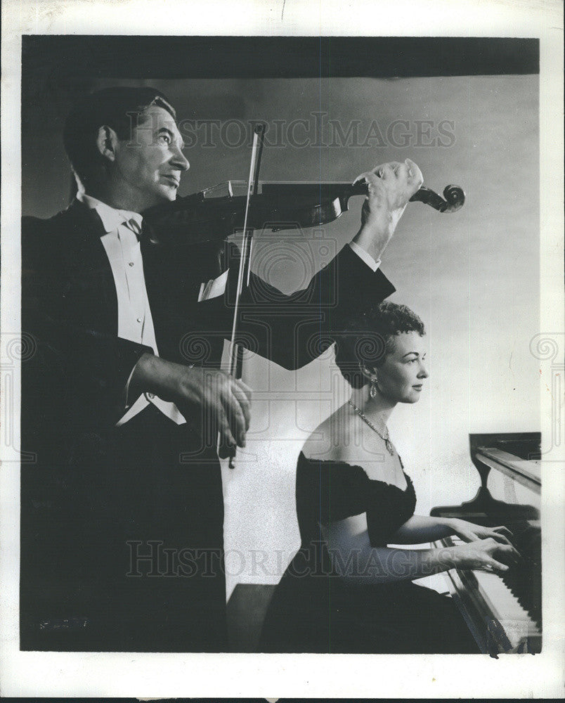 1967 Press Photo Musical duo Benno and Sylvia Rabinof - Historic Images