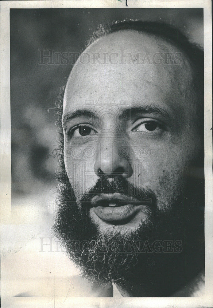 1972 Press Photo Al Raby civil rights activist - Historic Images