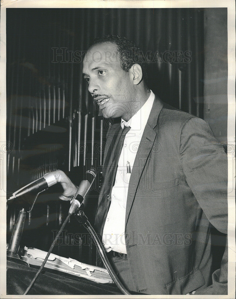 Press Photo Al Raby civil rights activist CCCO Convenor - Historic Images
