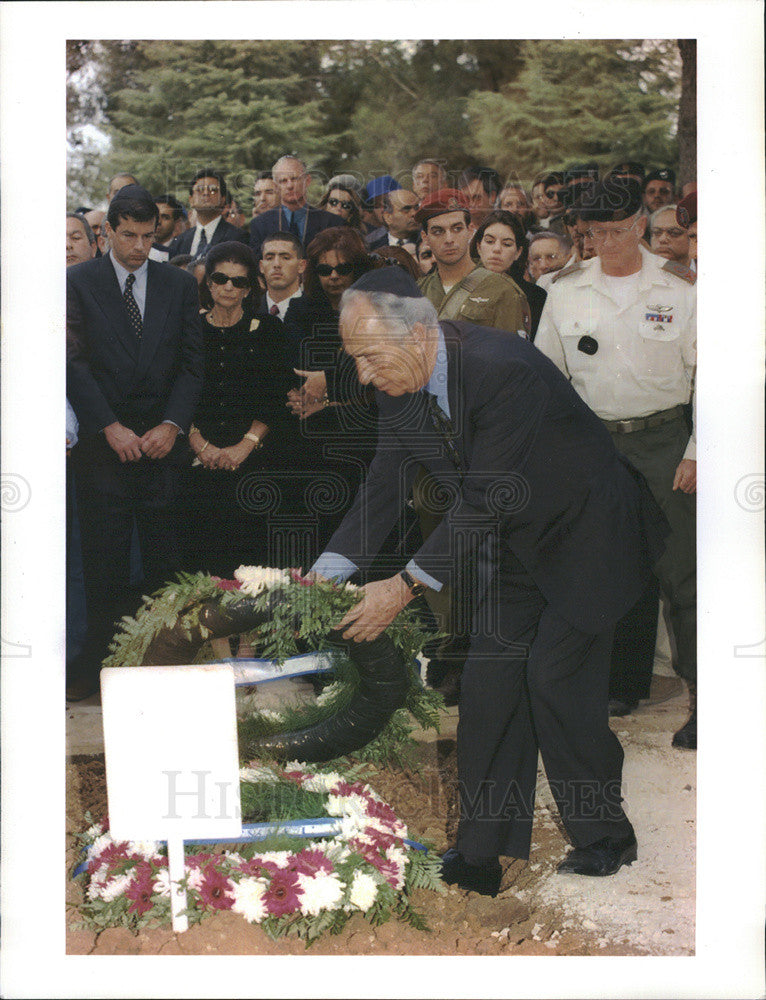 1995 Press Photo Yitzhak Rabin Israeli Prime Minister assassinated - Historic Images