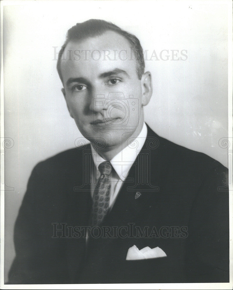 Press Photo George O'Hare of Sears Dept. Stores - Historic Images