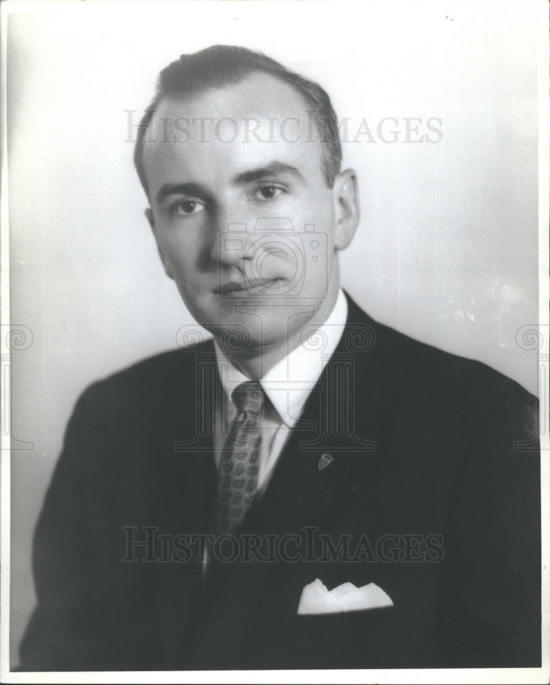 Press Photo George O&#39;Hare of Sears Dept. Stores - Historic Images