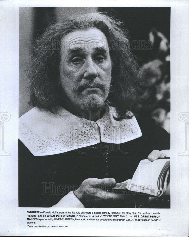 1978 Press Photo Donald Moffat Actor Great Performances - Historic Images