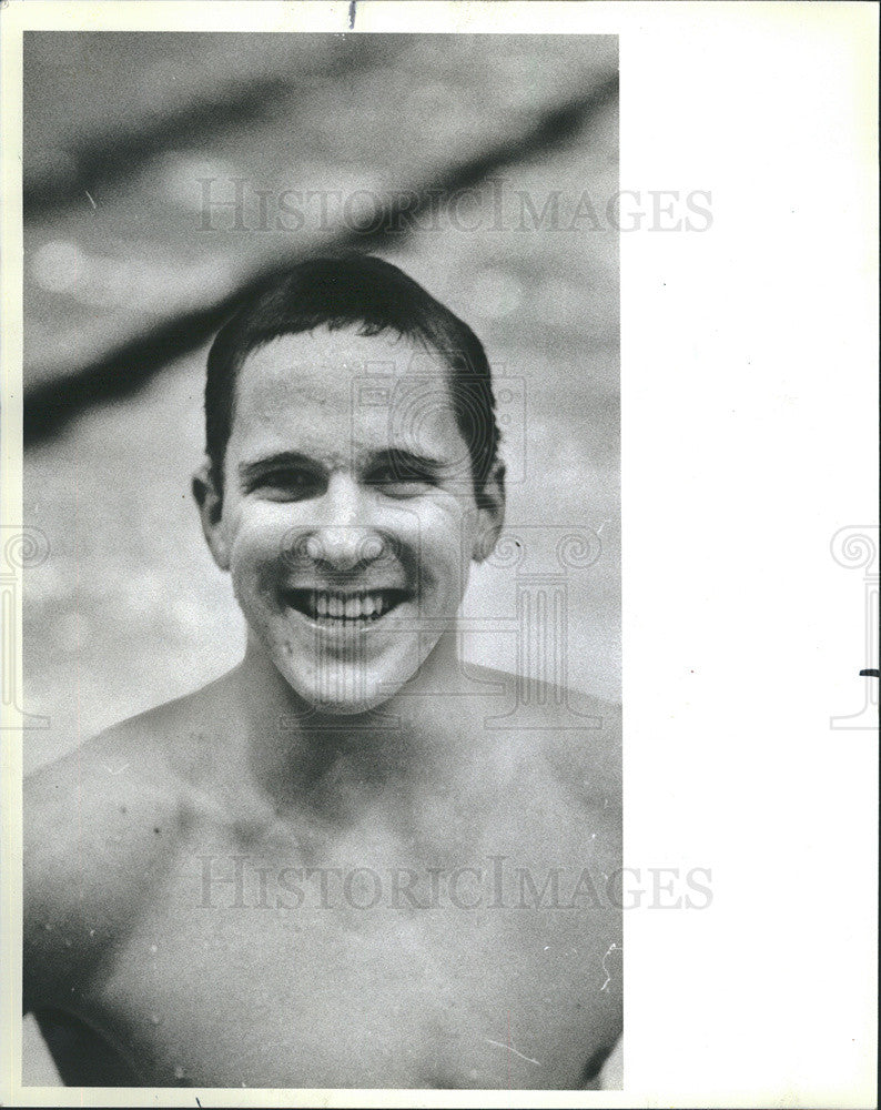 1983 Press Photo 16-Year-Old Jay Zuber Swimming Champion - Historic Images