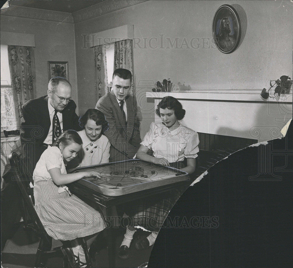 1950 Press Photo Rev and Mrs g. Merrill Lenox Family - Historic Images