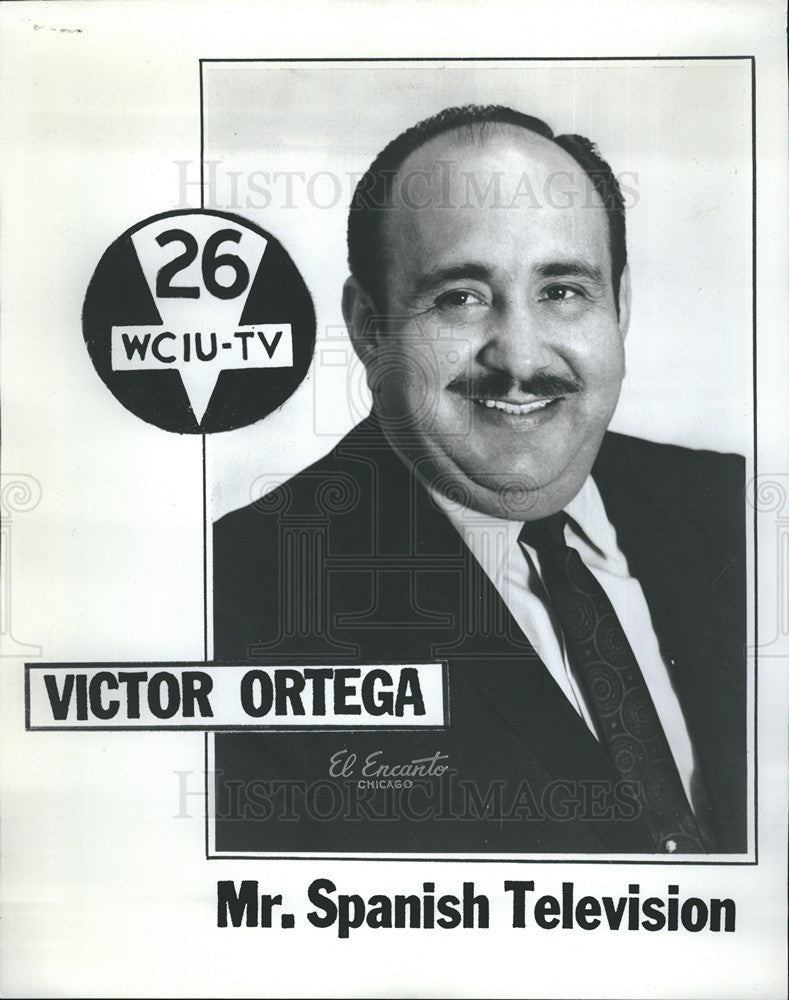 1970 Press Photo Victor Ortega, &quot;Mr. Spanish Television&quot; - Historic Images