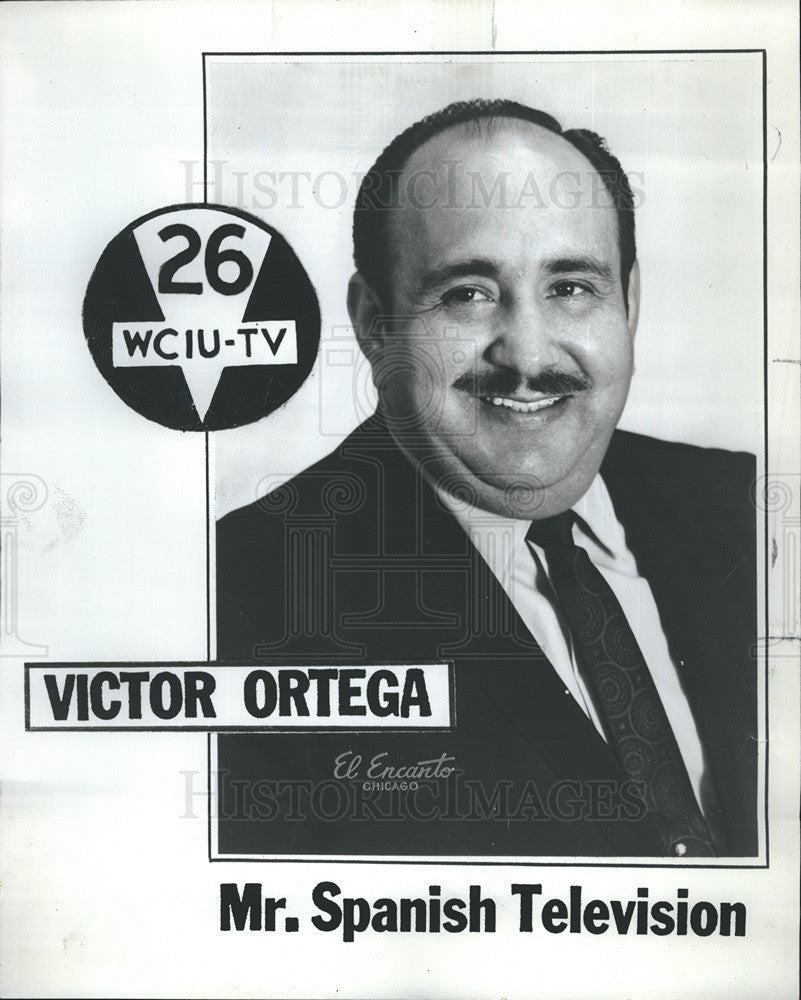 Press Photo Spanish Television&#39;s Victor Ortega - Historic Images