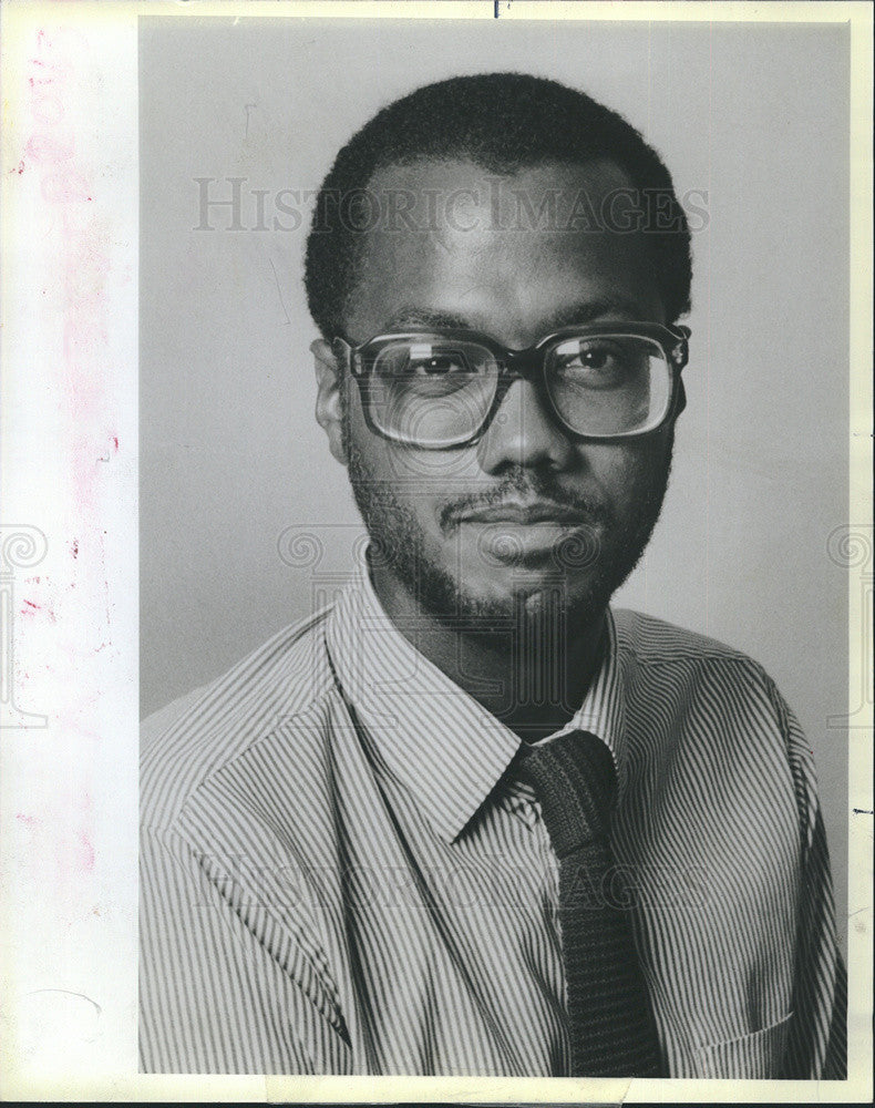 1986 Press Photo  Brent Staples Author - Historic Images