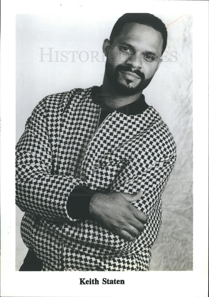 1995 Press Photo Keith Staten, in Gospel Festival - Historic Images