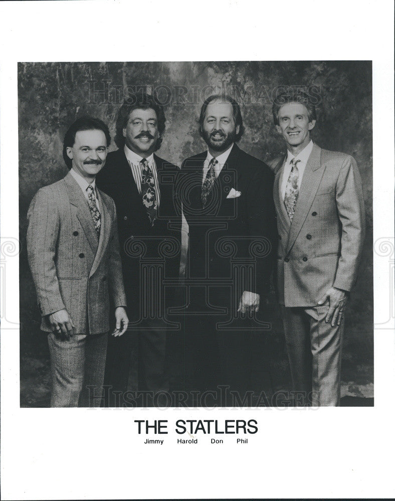 1995 Press Photo Musical Group The Statlers Portrait Jimmy Harold Don Phil - Historic Images