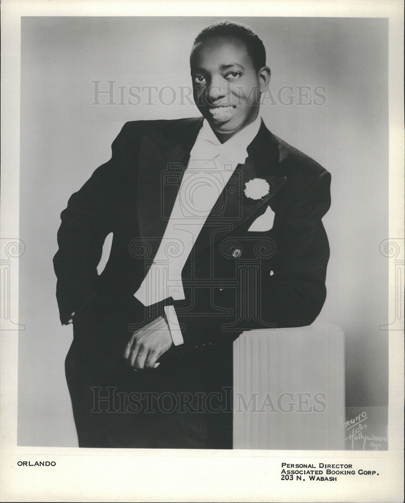 1968 Press Photo Multi-Talented Musician Orlando In Tuxedo Portrait ...