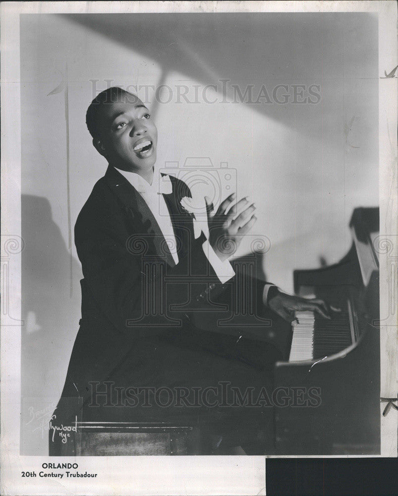 Press Photo Orlando 20th Century Troubadour - Historic Images