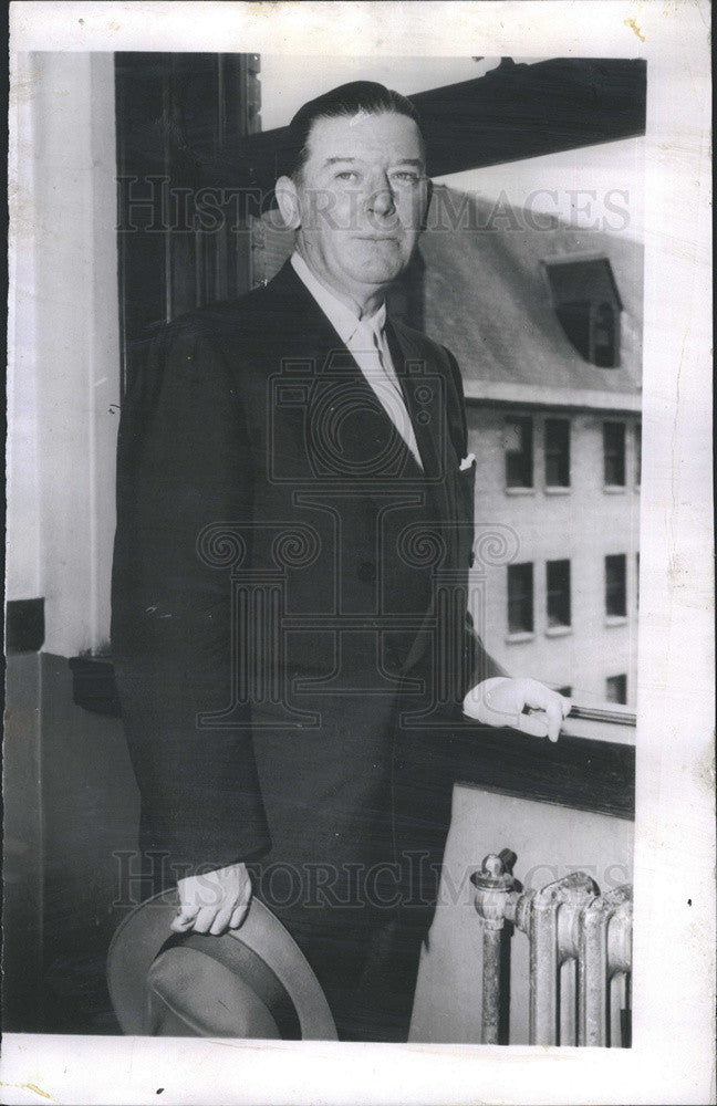 1954 Press Photo Joseph D. Nunan at Brookly Federal Courthouse - Historic Images