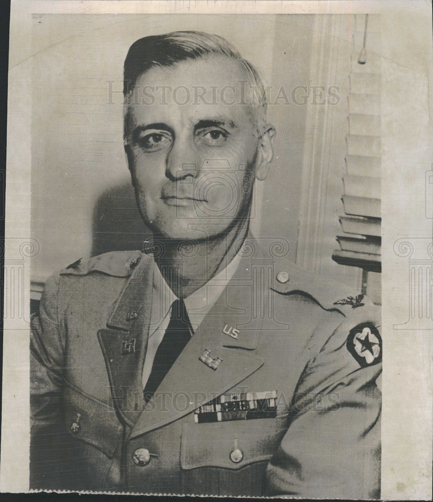 1956 Press Photo Brig. Gen. John R. Noyes found in Crash - Historic Images