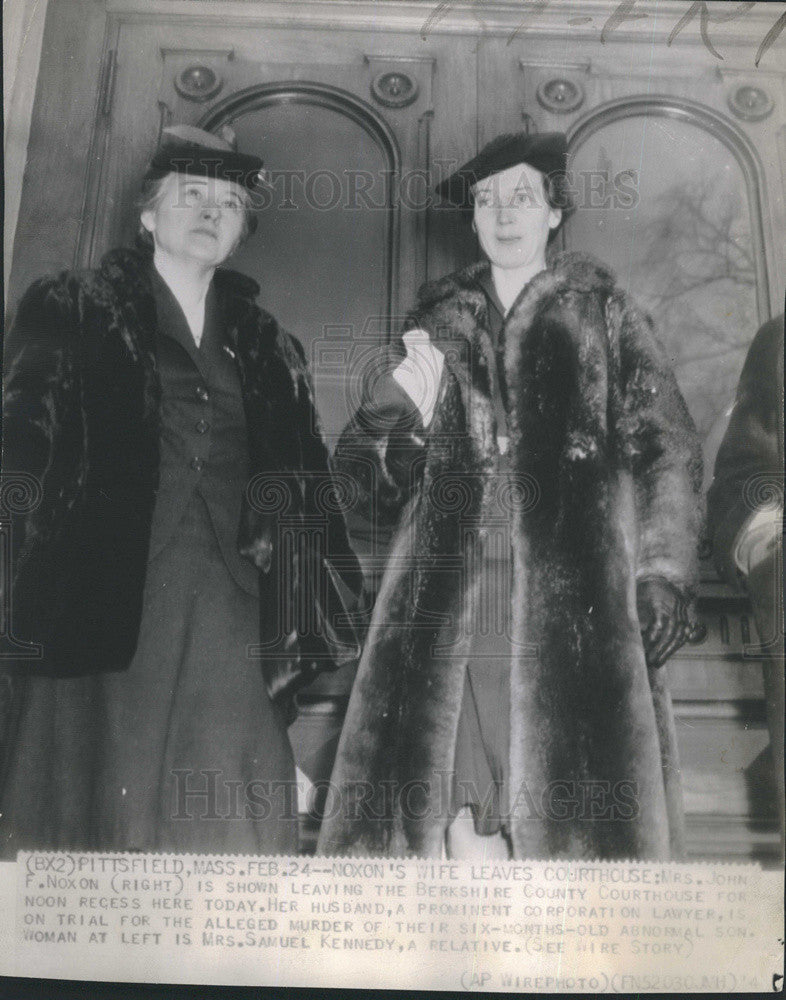 1944 Press Photo Noxons wife - Historic Images