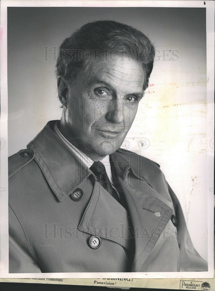 1990 Press Photo Robert Stack Actor Host Unsolved Mysteries Television ...