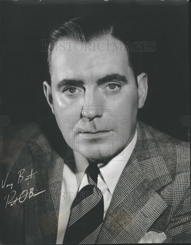 1940 Press Photo Pat O'Brien actor - Historic Images