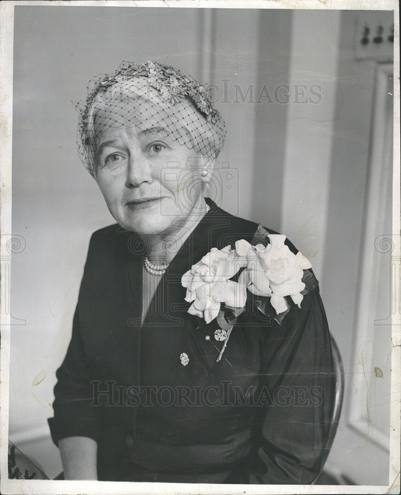 1955 Press Photo Miss Helen Ross Administrative Director - Historic Images