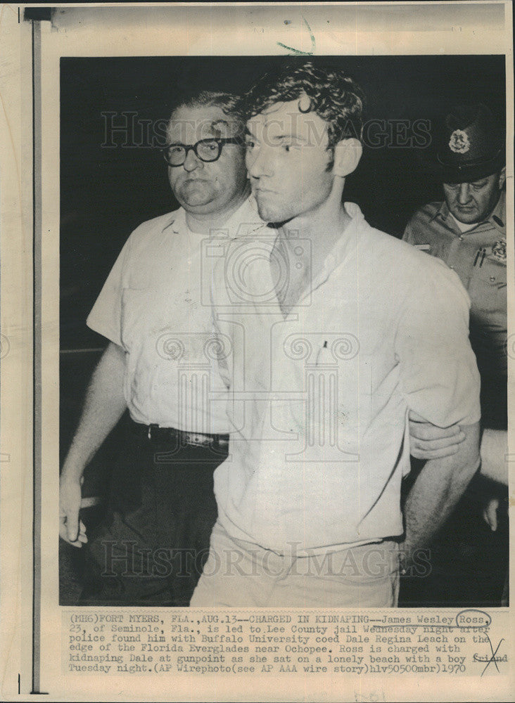 1970 Press Photo James Wesley Ross 23,of Seminole Fla. - Historic Images