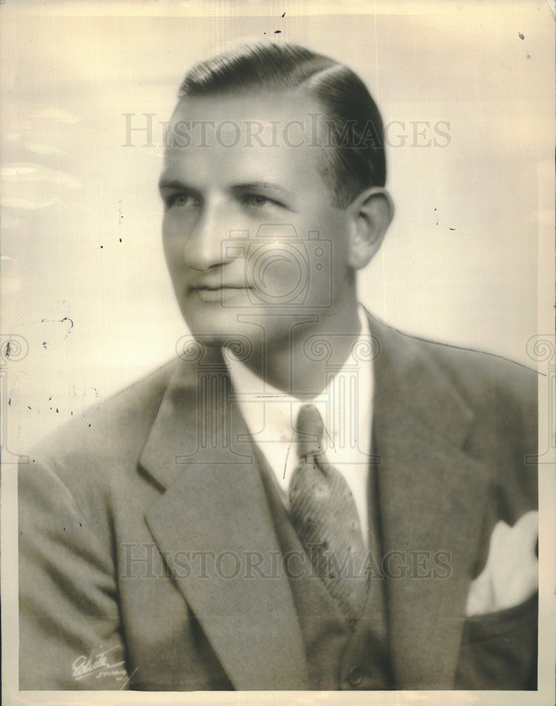 1933 Press Photo Singer Don Ross Baritone Columbia Broadcasting System - Historic Images