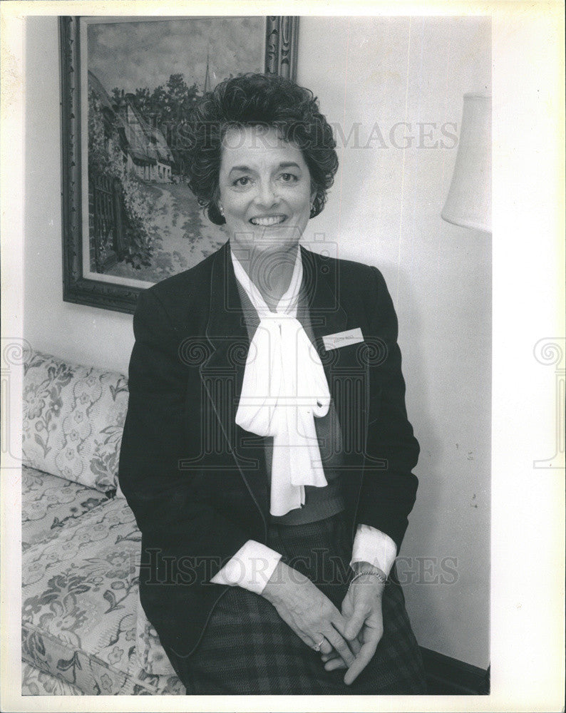 1989 Press Photo DuPage County Board Member Judith Crane Ross - Historic Images