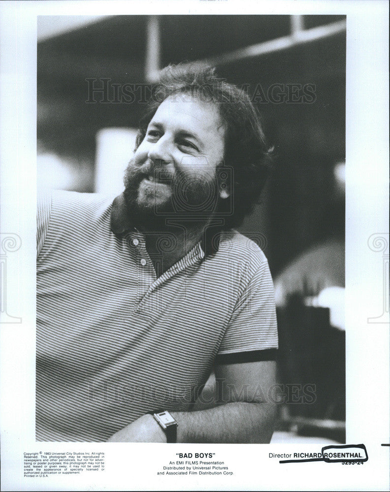 1983 Press Photo Director Richard Rosenthal Film &quot;Bad Boys&quot; - Historic Images