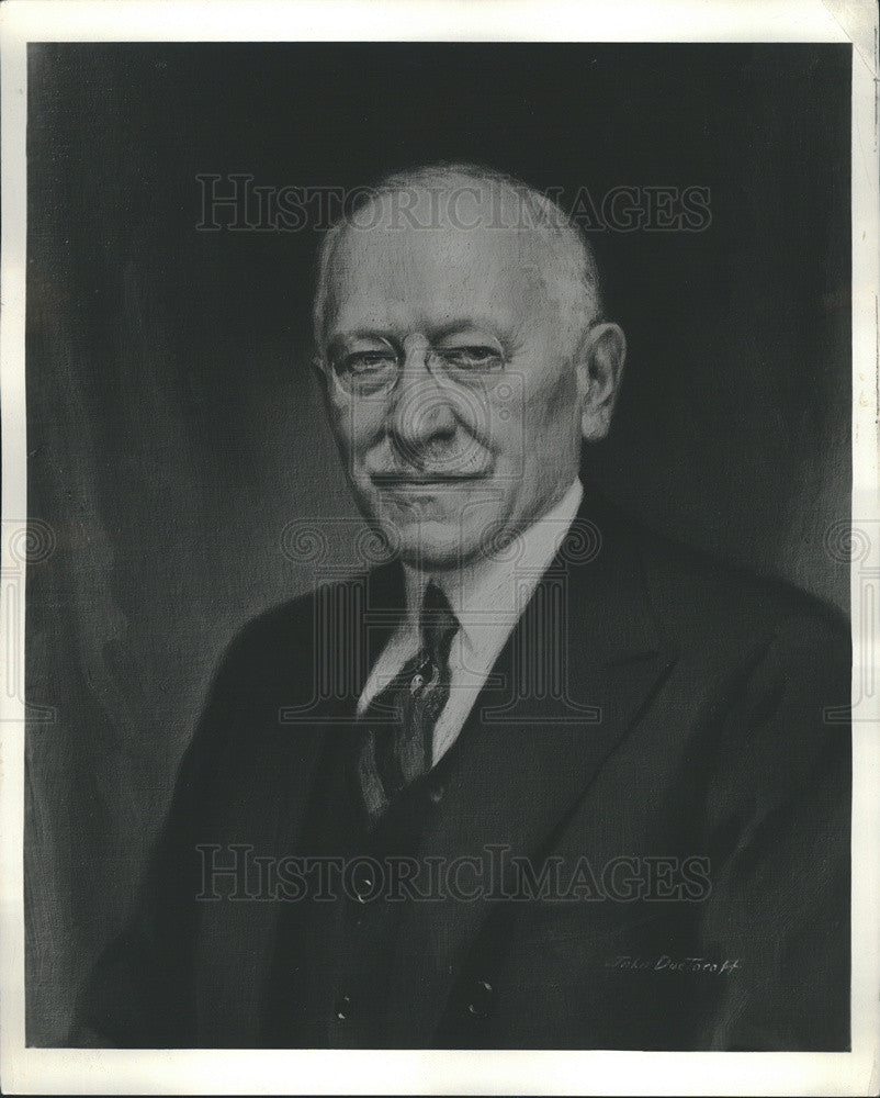 1962 Press Photo Portrait of Julius Rosenwald by John Doctoroff - Historic Images