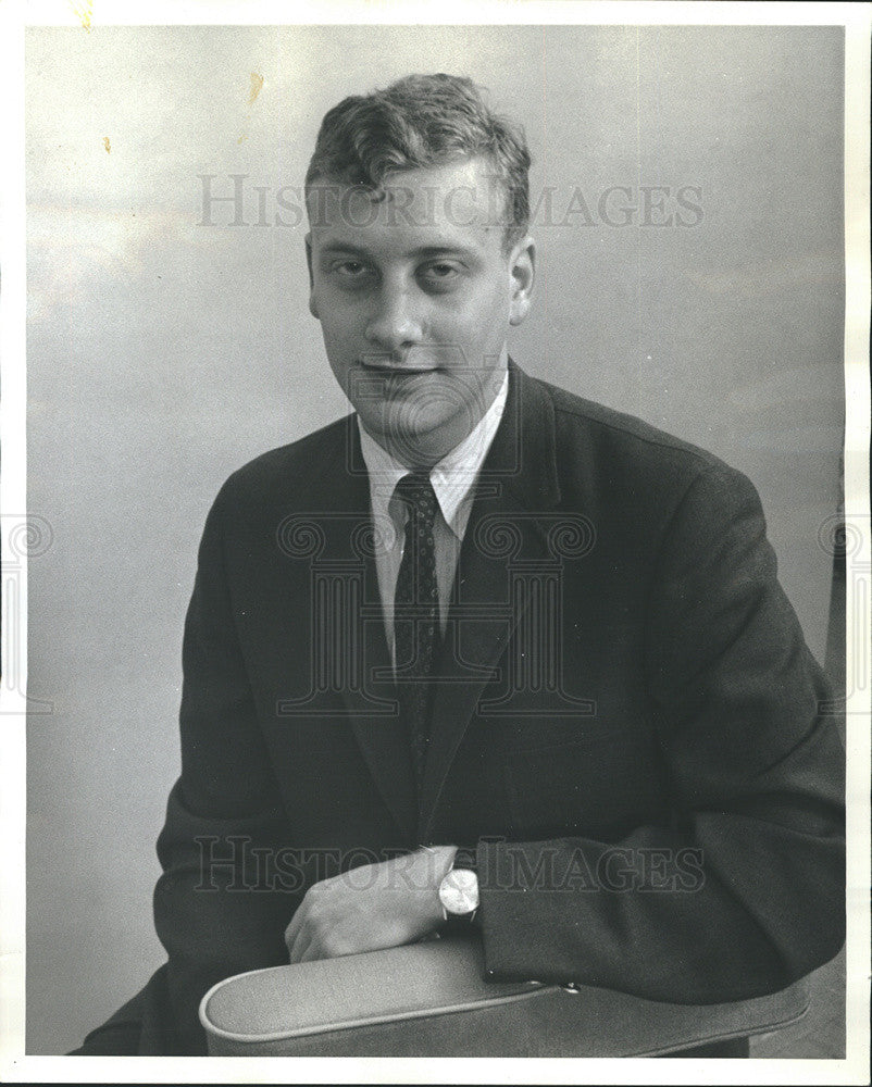 1967 Press Photo Michael Rosenhouse, summer trainee - Historic Images