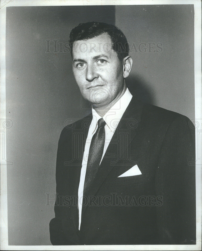 1966 Press Photo Brendan W. O'Kelly Vice President Sales Irish Intrnl Airlines - Historic Images