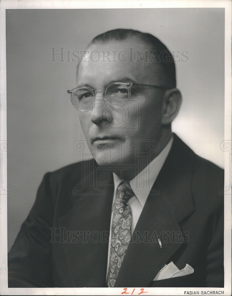 1954 Press Photo General John J O&#39;Brien President of US Steel Homes Inc. - Historic Images