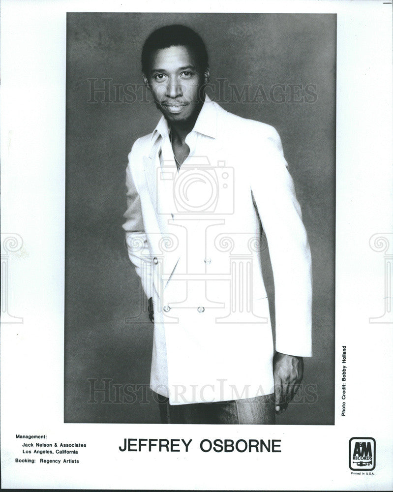 Press Photo Jeffrey Osborne Funk And R&amp;B Musician For A&amp;M Records - Historic Images