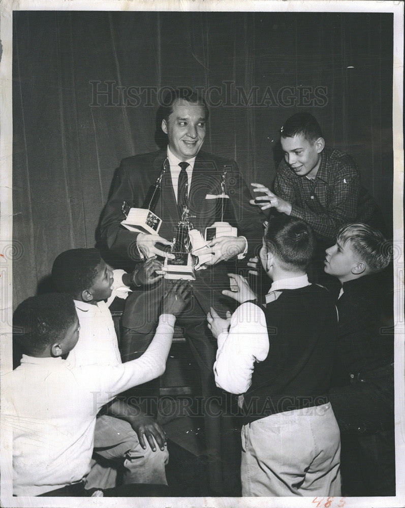 1956 Press Photo Michael R. Notaro, President of Statistical Tabulating Co. - Historic Images