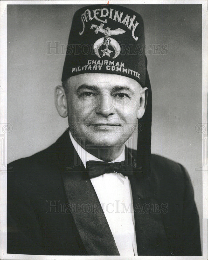 1963 Press Photo Anthony Nosek, Parade Marshal of Shrine parades - Historic Images